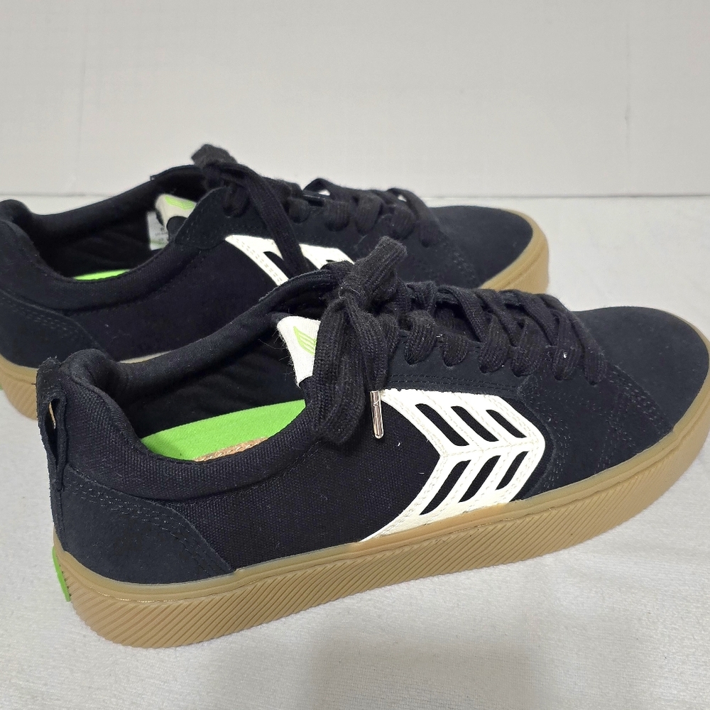 CARIUMA Catiba Pro Skate Shoe Unisex Adults M8/W9.5 Black Ivory Lace Up NWOB - Picture 7 of 16